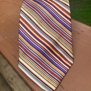 Tommy Hilfiger silk colorful tie